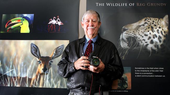 Wildlife photographer and TV game show pioneer Reg Grundy’s wildlife photograph book launch, The Wildlife of Reg Grundy.