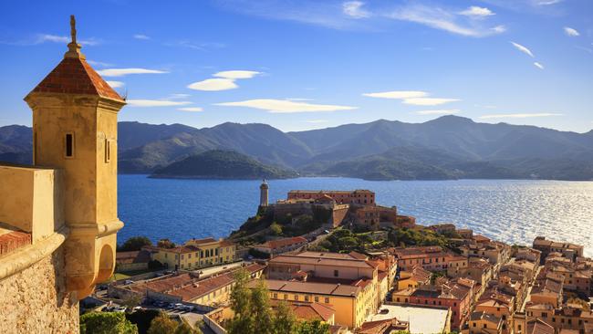 Portoferraio on Elba, Italy.