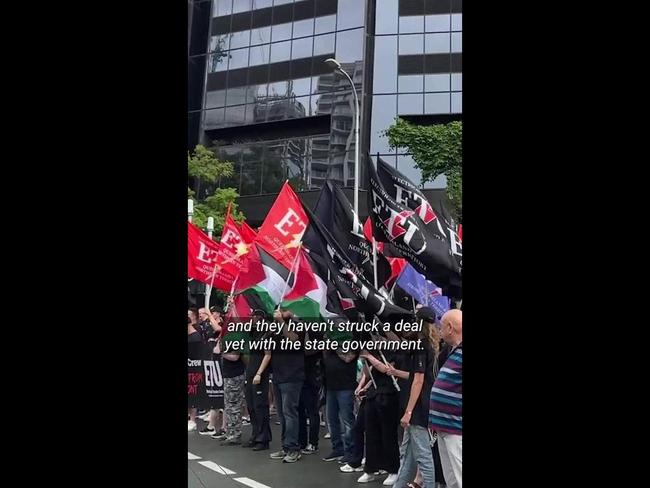 Labor MPs join the Brisbane Labour Day March