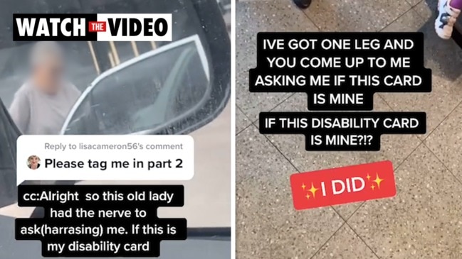 Disabled TikTok user confronts elderly lady over disability parking permit