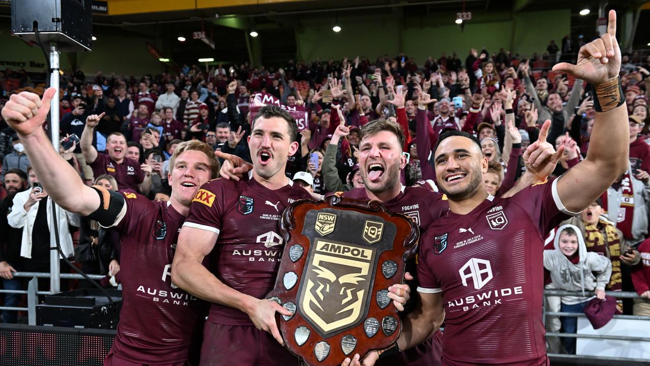 Alfie Langer reckons he hasn’t seen a more heroic group than this year's incarnation of the Maroons. Picture: Getty Images