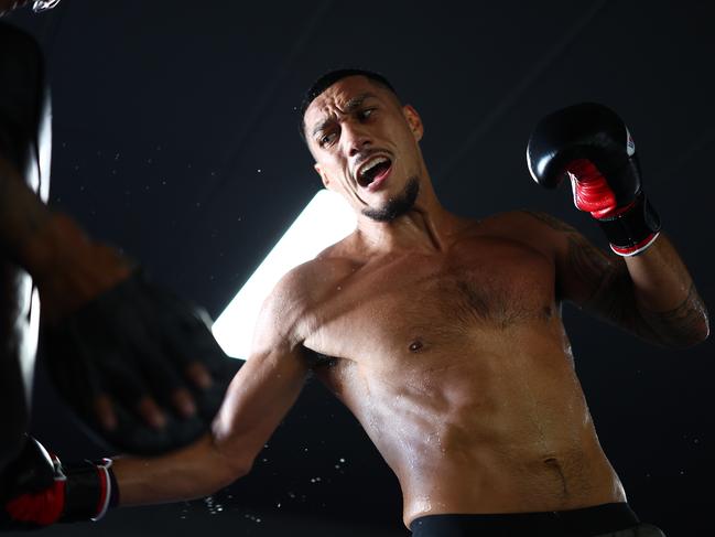 Opetaia has been named Australia’s best boxer by a collection of other fighters. Picture: Chris Hyde/Getty Images)