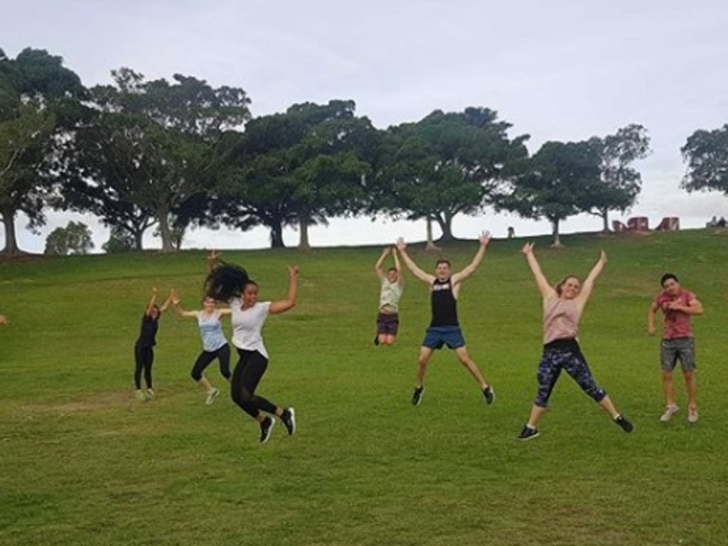 Creature Fitness clients jumping with joy that they can still train.