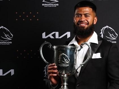 Payne Haas is a five-time winner of the Broncos’ best-and-fairest award. Picture: Supplied