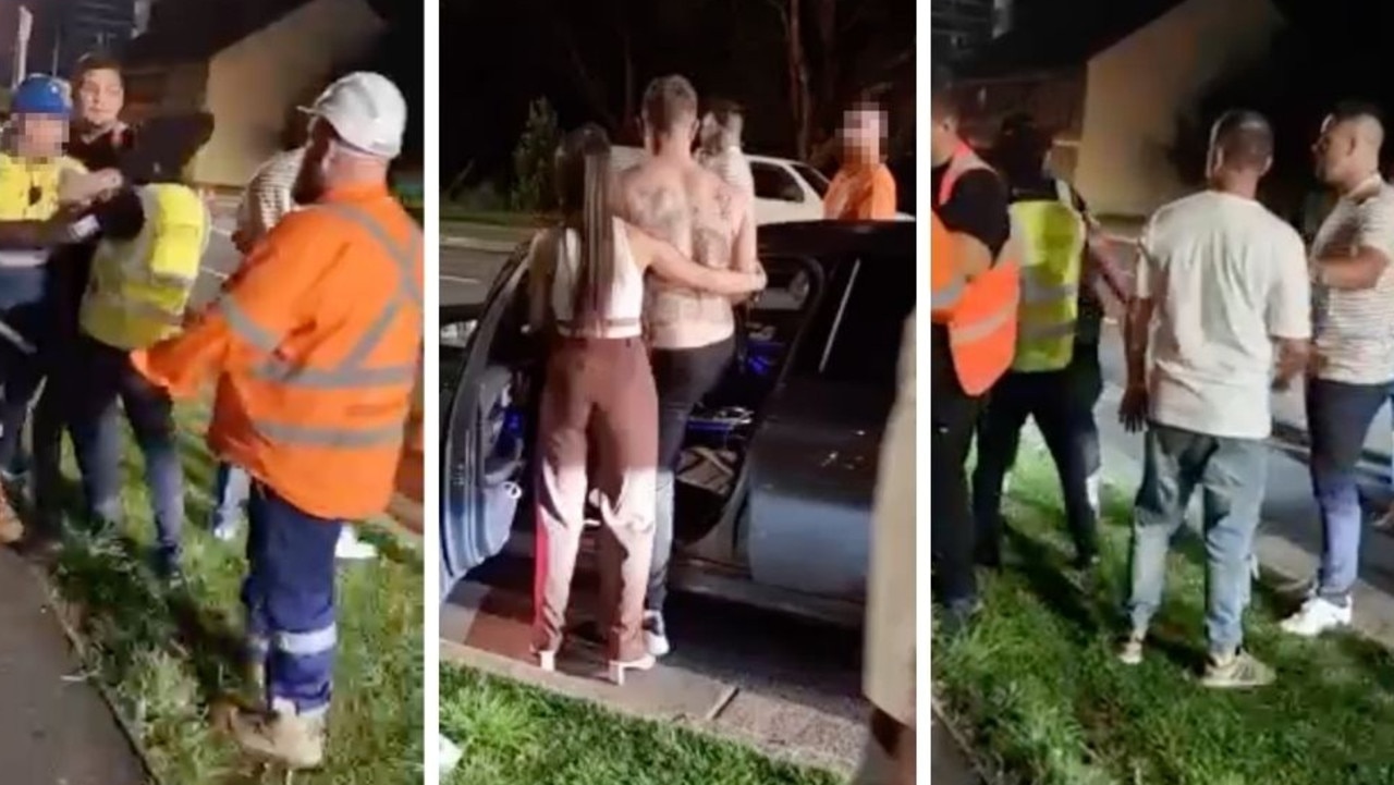 Jarryd Hayne and Nathan Brown's late night confrontation with some tradies.