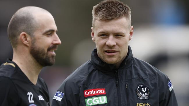 Collingwood won’t take any risks with star forward Jordan De Goey. Picture: AAP