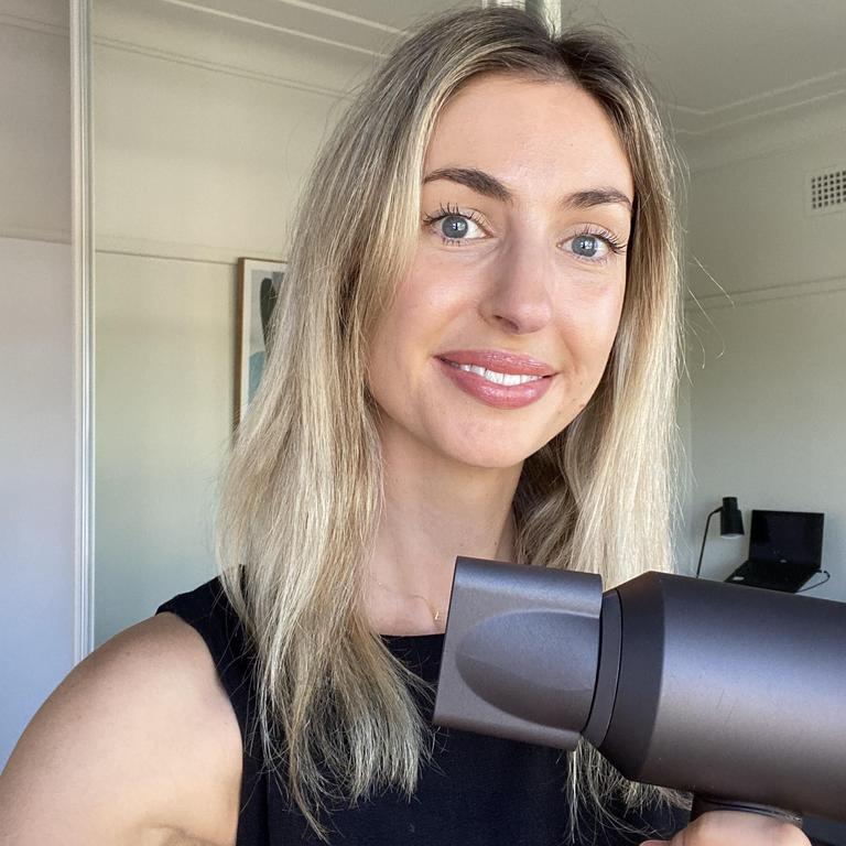 Edwina swears by the Supersonic for delivering a quick blow-dry fast. Picture: Edwina Carr Barraclough