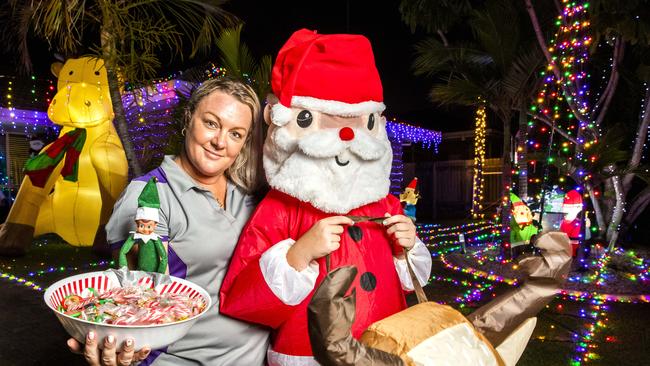 Christmas Lights at 8 Lynette Crescent, Deception Bay. Picture: Richard Walker