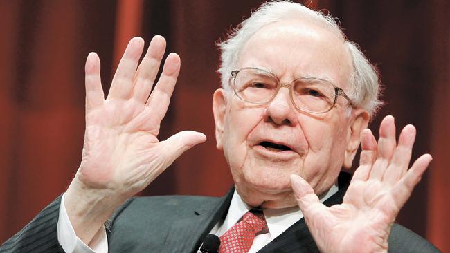 Berkshire Hathaway said it could increase its stake up to 9.9 per cent in any of the five companies. Picture: Getty Images for Fortune/Time Inc