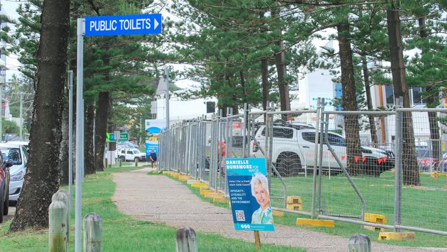 The Australia Day attack happened near Justins Park, Burleigh Heads. Picture: Glenn Campbell