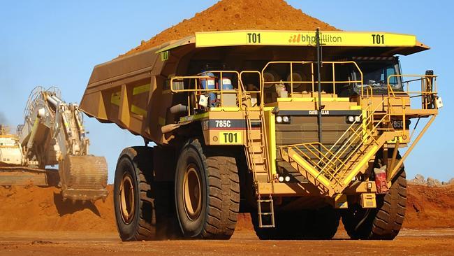 An undated handout photo as supplied by BHP Billiton on Friday, June 27, 2008 of operations at its Ravensthorpe nickel mine i...