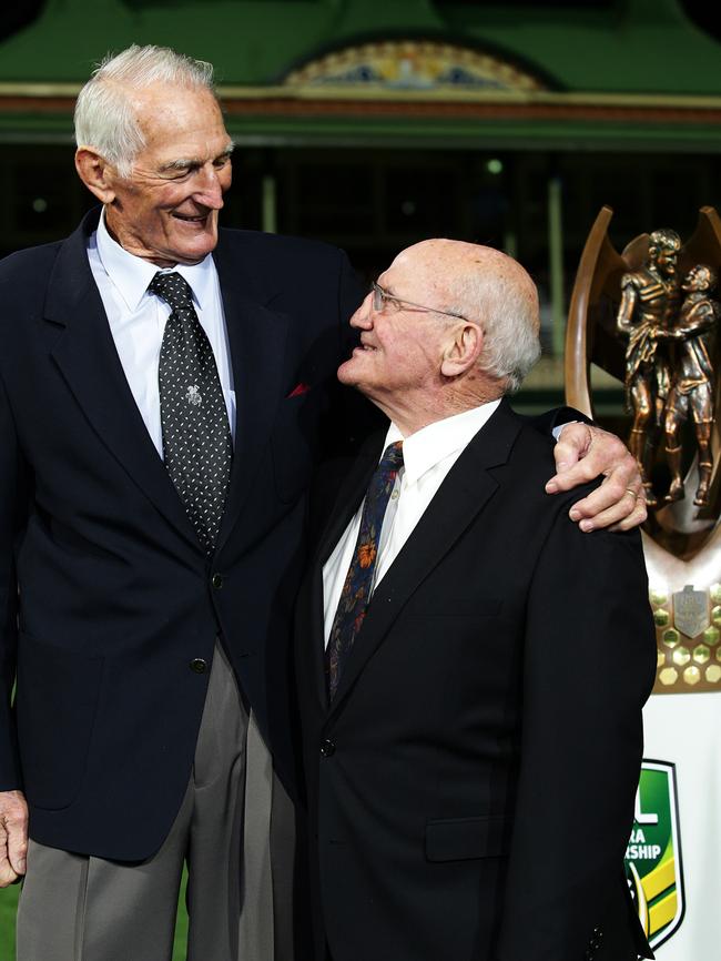 Provan and Summons have remained staunch friends for decades. Picture: Justin Lloyd