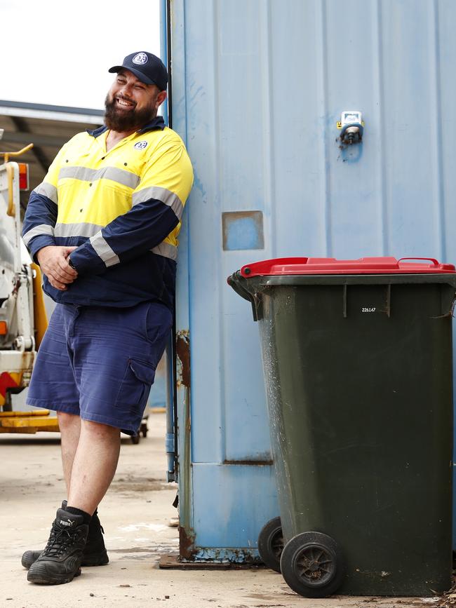 The council said a property with a 140 litre bin would be hit with an additional $27 in its waste fees. Picture: Jonathan Ng