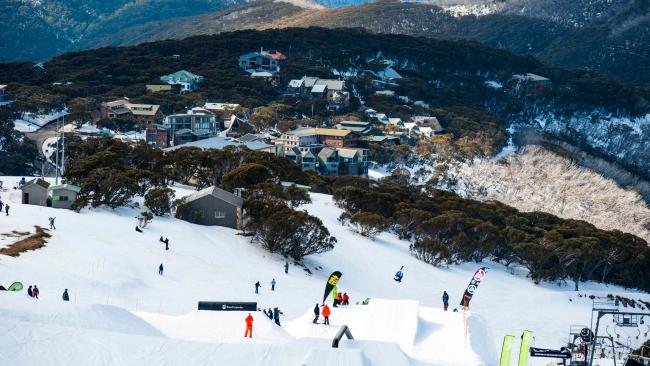 Mt Buller terrain park.