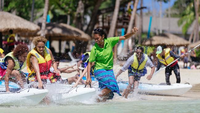 The Shangri-La Fijian Resort &amp; Spa is ready for the rush. Picture: Allan Stephen