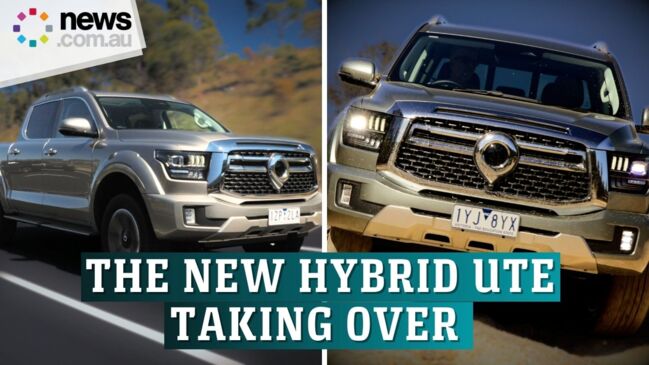 The new futuristic GWM Cannon Alpha hybrid ute