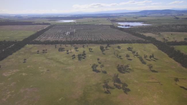 Grazier Roderic O'Connor's 17,400ha Cressy property, Connorville, the proposed site of a new $500m, 288MW solar farm. Picture: Supplied