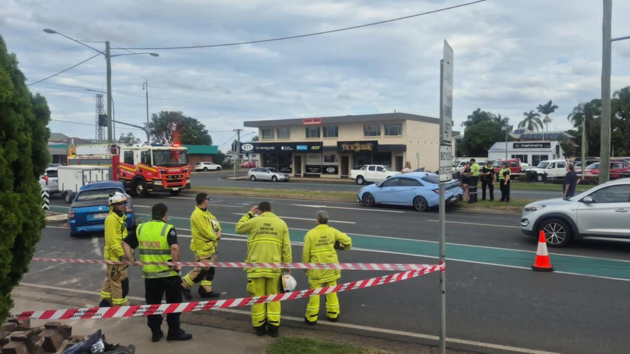 Another crash has occurred on Takalvan Street, Bundaberg West