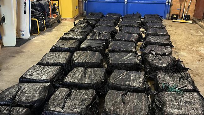 Some of the cocaine allegedly seized by police. Supplied by NSW Police.