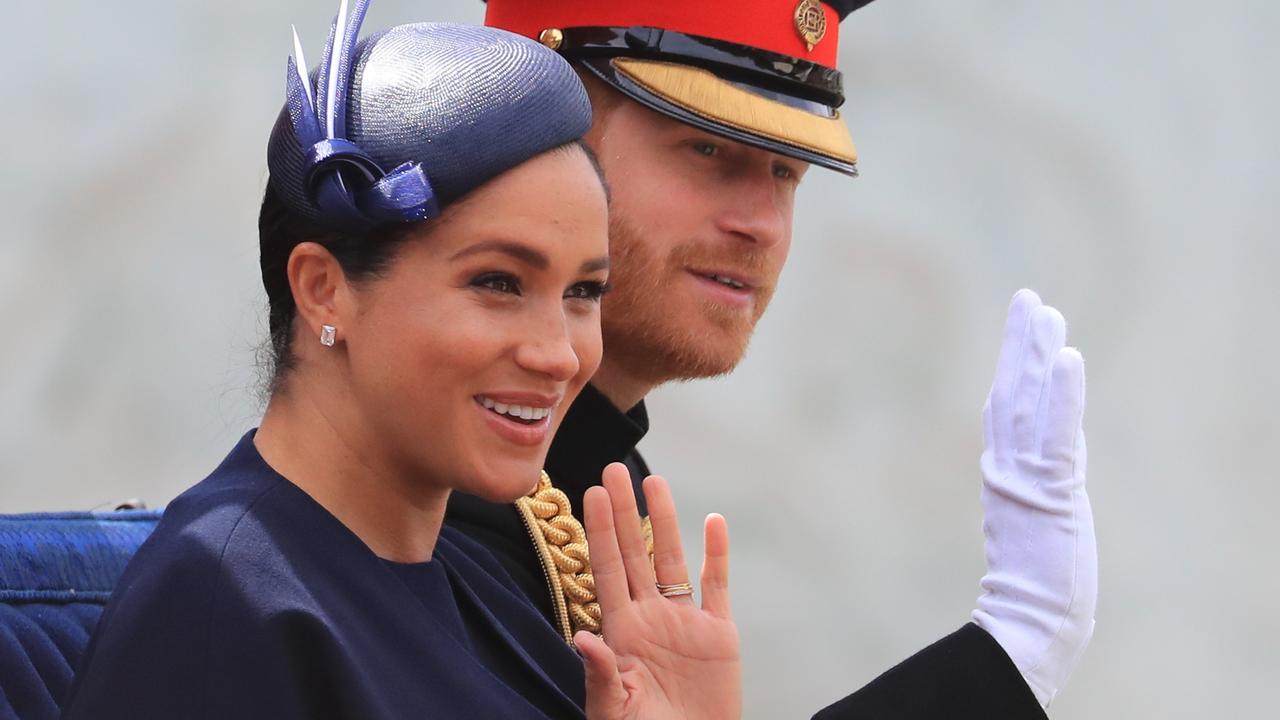 One year on, there’s a certain naive charm to the fact that the biggest story of the day involved an addition to the Duchess of Sussex’ engagement ring. Picture: Gareth Fuller/PA Wire