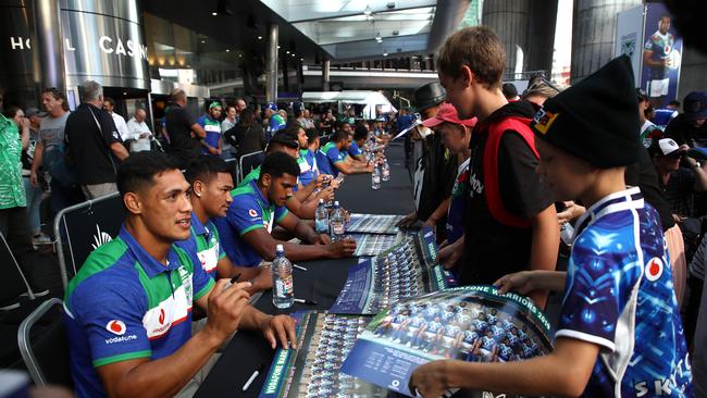 Fans will be able to watch the Warriors play Canterbury in round one for free. Picture: Getty