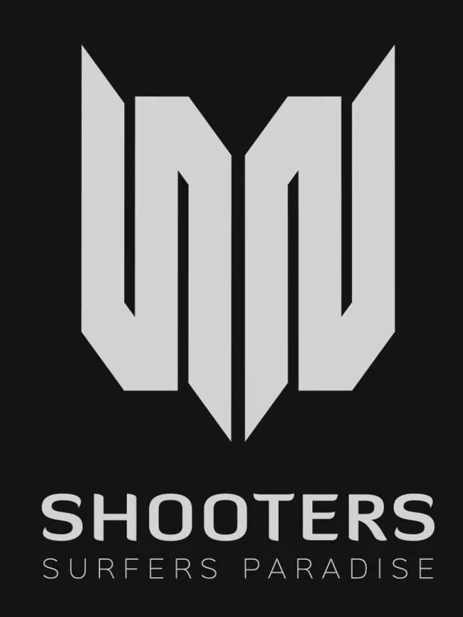 The new logo for Shooters nightclub in Surfers Paradise