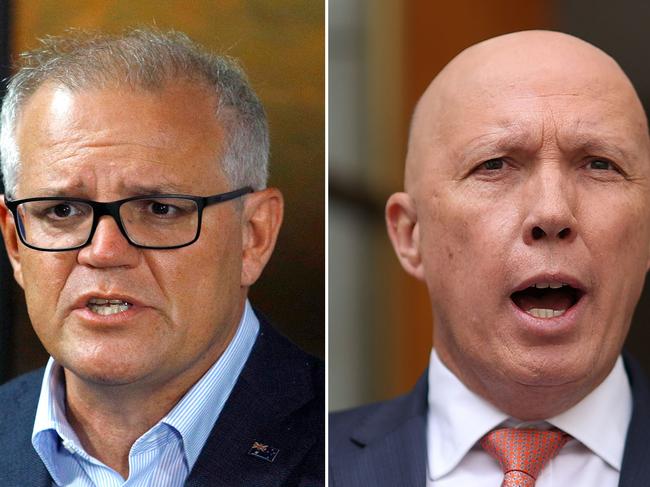 PM and Dutton at odds over election promise