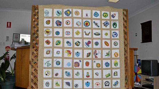 MYSTERY QUILT: Dalby Bowls Club has been holding the quilt since mid-November. Picture: Meg Gannon