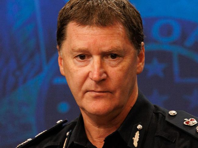 MELBOURNE, AUSTRALIA - NewsWire 12th October 2024. Pictured: Chief Commissioner Shane Patton:A Sergeant from People Development Command has been suspended  as part of a criminal investigation into allegations that she performed a Nazi salute on two occasions this week in front of colleagues at the Victoria Police Academy. Professional Standards Command are investigating the incidents which occurred on Tuesday and Wednesday this week while the female officer was on-duty. Picture: NewsWire / Nadir Kinani