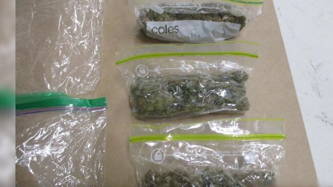 The raids uncovered 11.5kg of cannabis. Picture Queensland Police