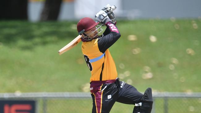 Queensland Country Cricket. North Queensland against South Queensland cricket at Riverway. NQ's Sam Vassallo.  Picture: Evan Morgan