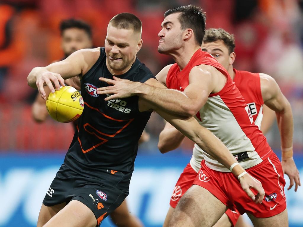 Himmelberg believes there are plenty of positives to take out of the loss to the Swans. Picture: Matt King/AFL Photos/Getty Images