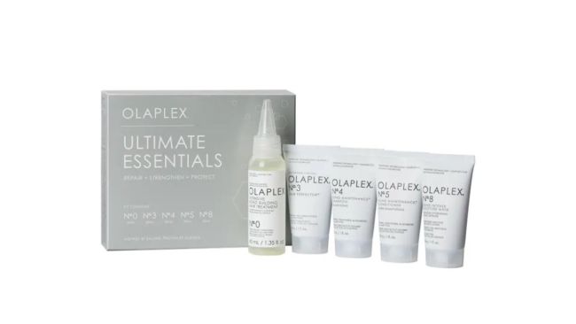 The Olaplex Ultimate Essentials Kit is ideal for a busy life on the go. Picture: Adore Beauty.