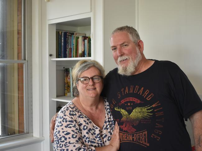 Warwick's David and Maggie Nemeth are relocating to Toowoomba due to the rental crisis. (Photo: Michael Hudson/ Warwick Daily News)