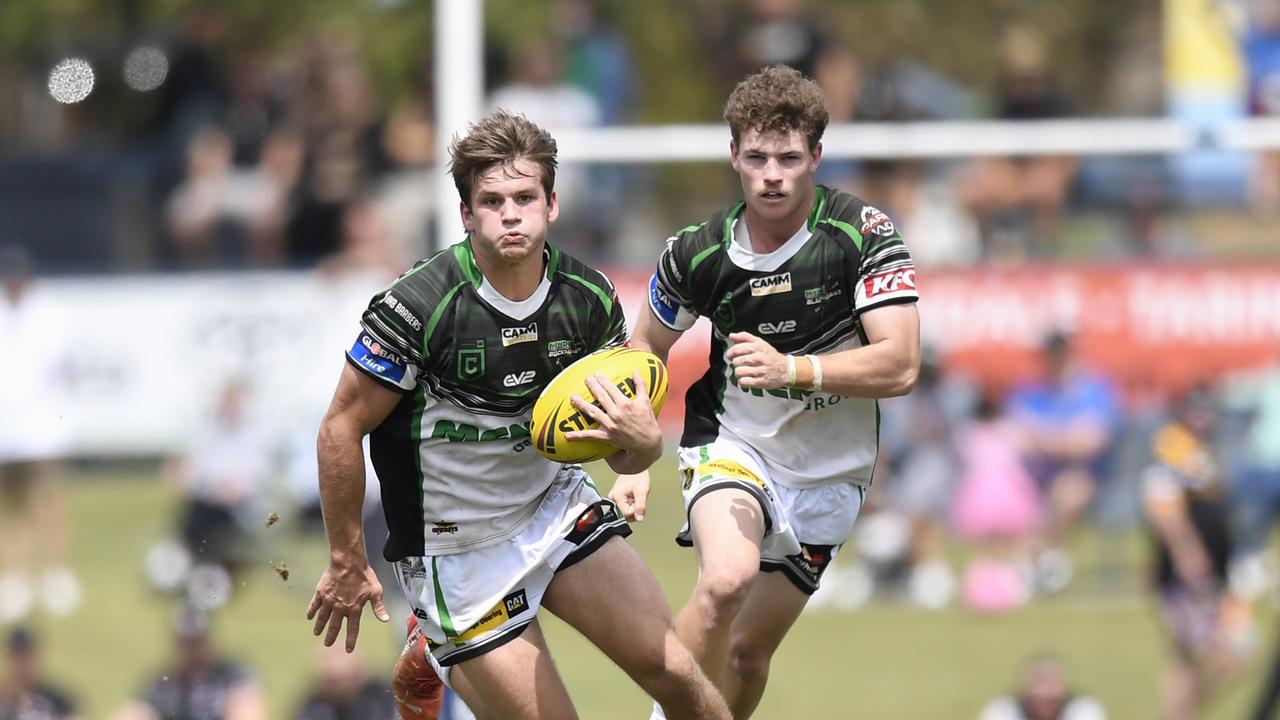 Jai Hansen in the Hastings Deering Colts preliminary final.