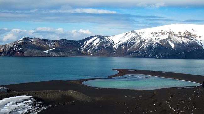 Deception Island, an active volcano that hasn’t erupted in more than 50 years.