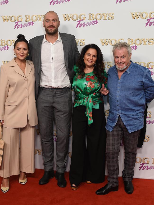 Olympia Valance, Tom Bellchambers, Tania Gogos-Wilson and Ross Wilson. Picture: Josie Hayden