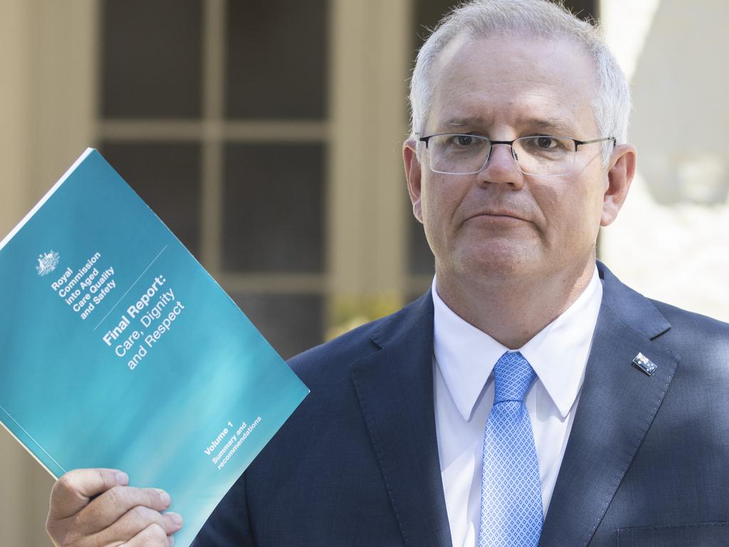 Scott Morrison has defended the timing around the release of the royal commission report.