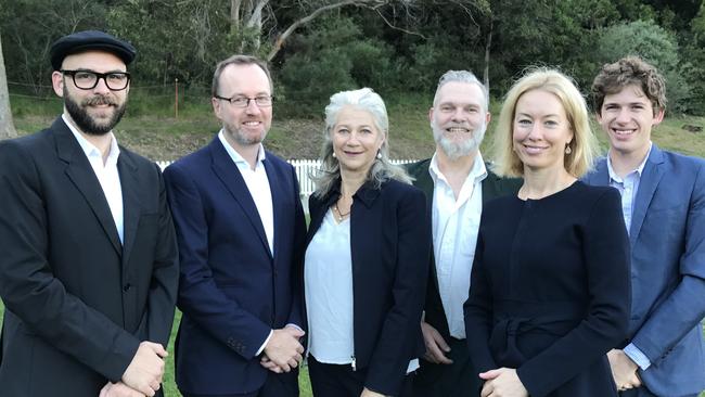 Greens candidates: Current Cr Matthew Robertson (Paddington), David Shoebridge MP, Nicola Grieve (Bellevue Hill), Ian Rose (Double Bay), Megan McEwin (Cooper) and Daniel Ergas (Vaucluse).