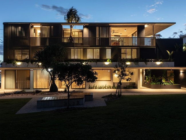The property at 2 Lorraine Avenue, Marcoola reaches three storeys high. Photo: Town Group
