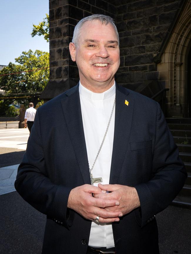 Melbourne Catholic Archbishop Peter Comensoli said religious freedom legislation needed to protect the rights of faith based schools. Picture: Mark Stewart