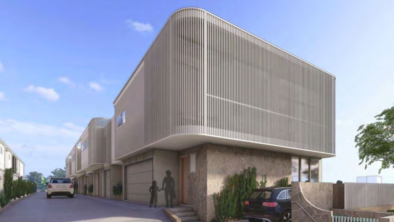Townhouses proposed for 18 Yinni St, Maroochydore.