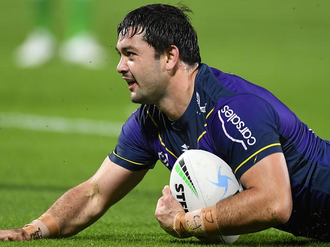 Smith has scored more tries this season than any other Storm forward. (Photo by Albert Perez/Getty Images)