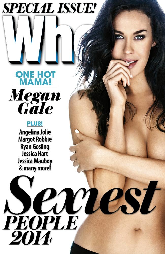 Megan Gale on the cover of WHO.