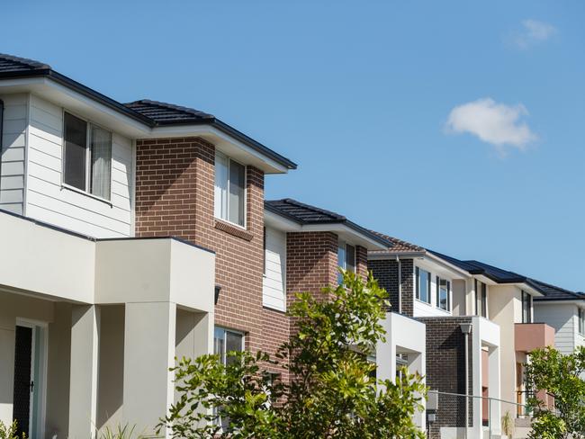 SYDNEY, AUSTRALIA - NewsWire Photos NOVEMBER 10, 2022: Premier Dominic Perrottet visited the Halawa family in Schofields family as they embark on their first home purchase. Generic pics of housing stock in Schofields. Picture: NCA NewsWire / David Swift