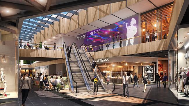 Mock up of how Palace Cinemas inside Pentridge will look.