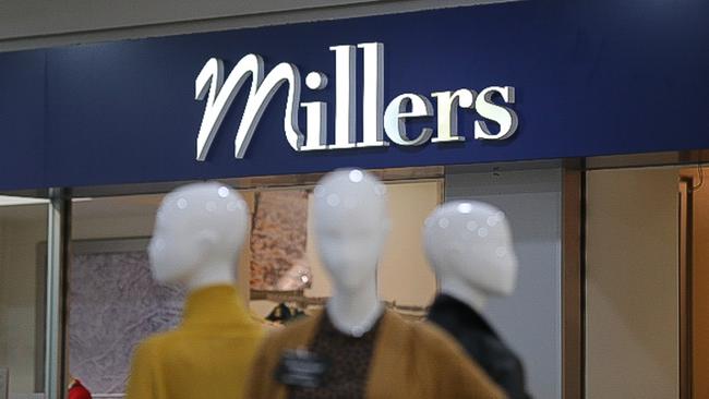 Millers is one of Mosaic Brands’ core brands. Picture: Steven Saphore