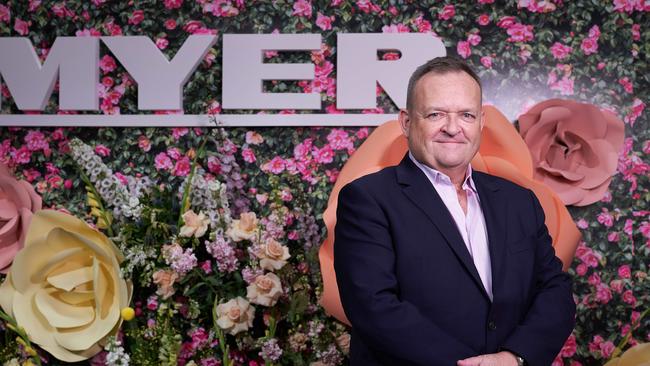 Myer CEO John King. Picture Stefan Postles