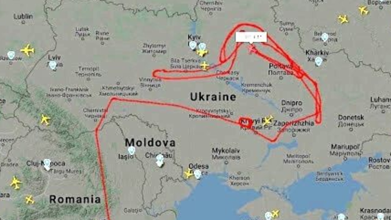 Guerre d’Ukraine: Flight Tracker révèle le dernier geste américain à Moscou alors que les tensions en Ukraine atteignent leur paroxysme