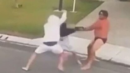 Footage of 50-year-old man taking on two offenders in Mermaid Waters who stole two cars.